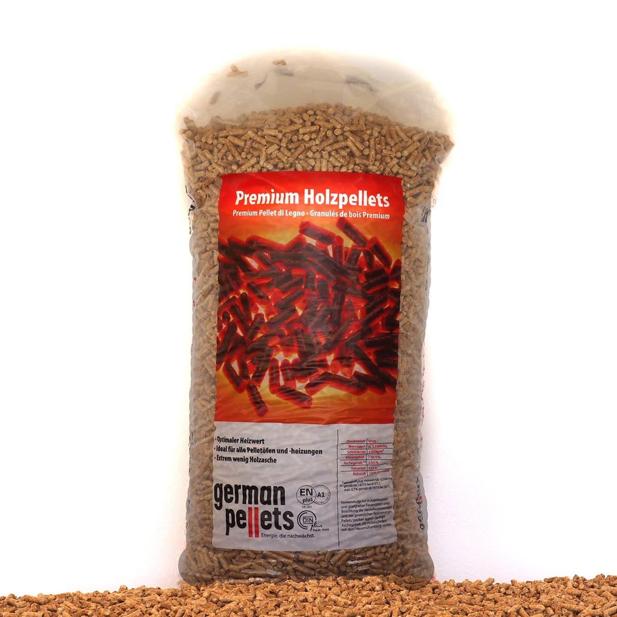 German pellets 6 mm — Billige træpiller og træbriketter